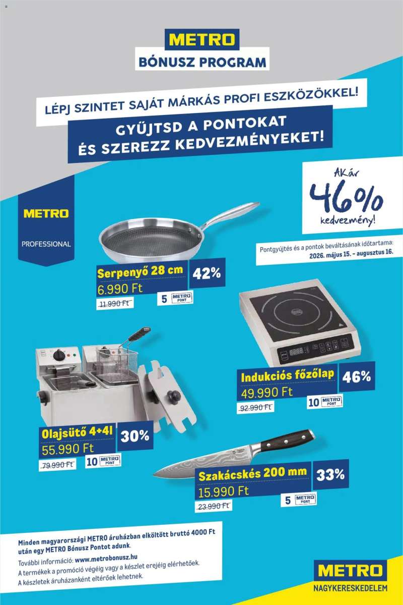 Metro Metro akciós újság 33 oldal