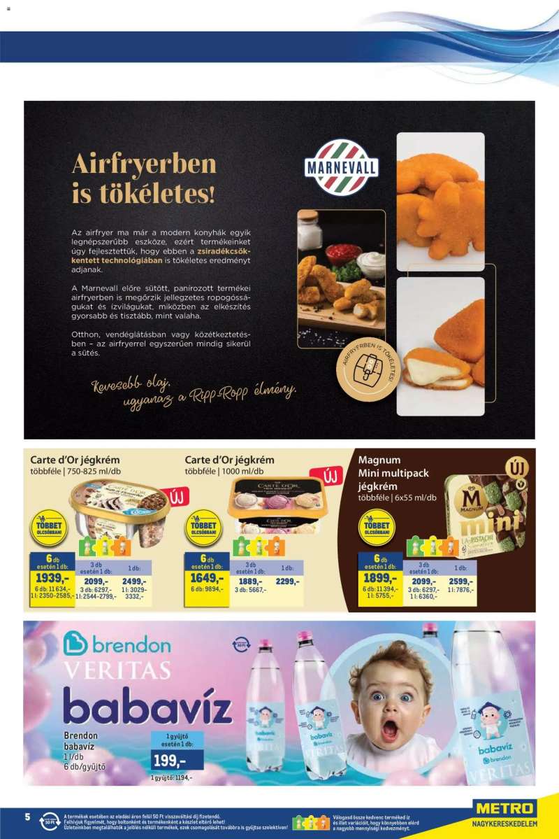 Metro Metro akciós újság 5 oldal