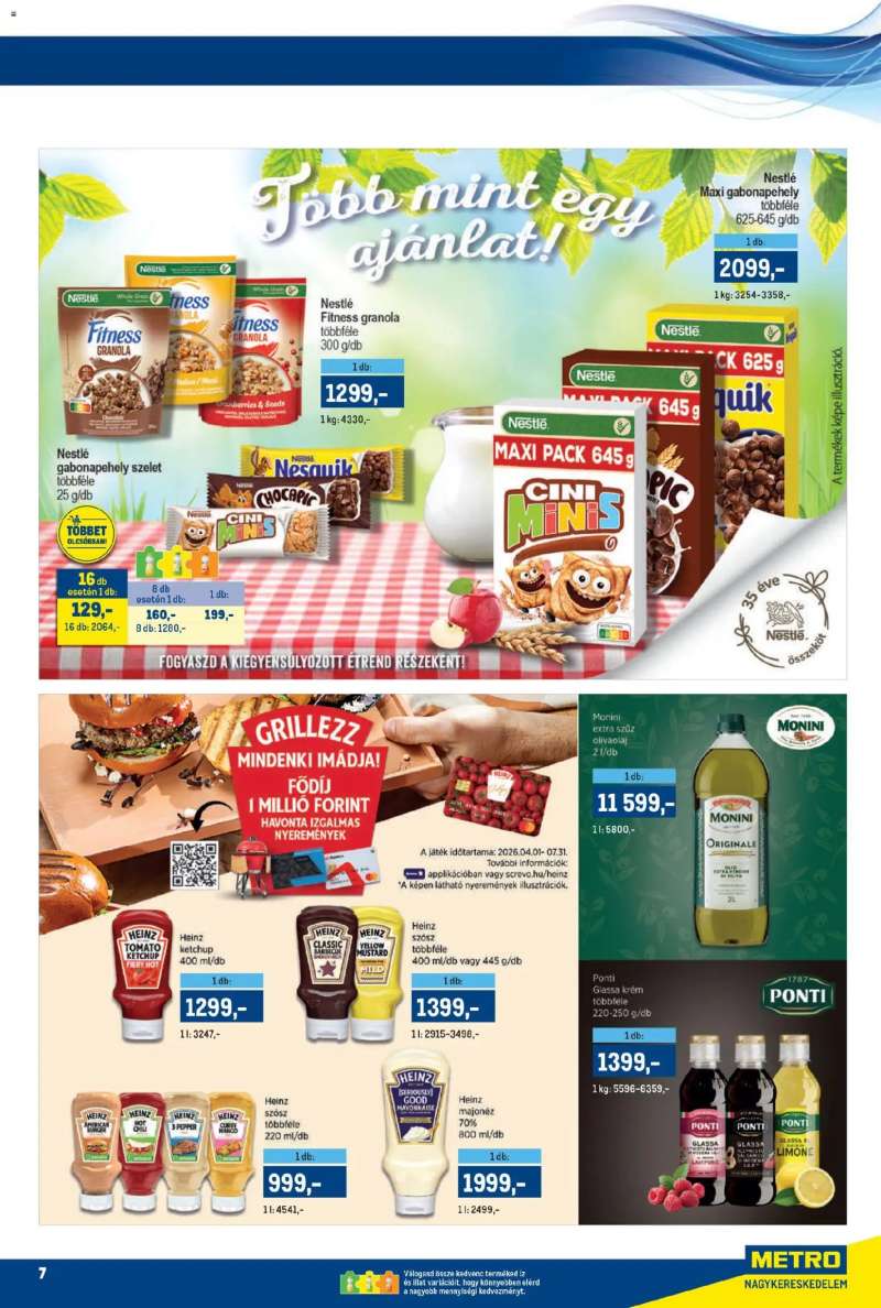 Metro Metro akciós újság 7 oldal