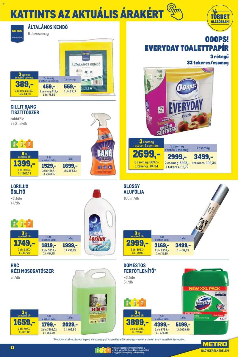Metro Metro Élelmiszer és Szezonális katalógus 2026/05 11 oldal