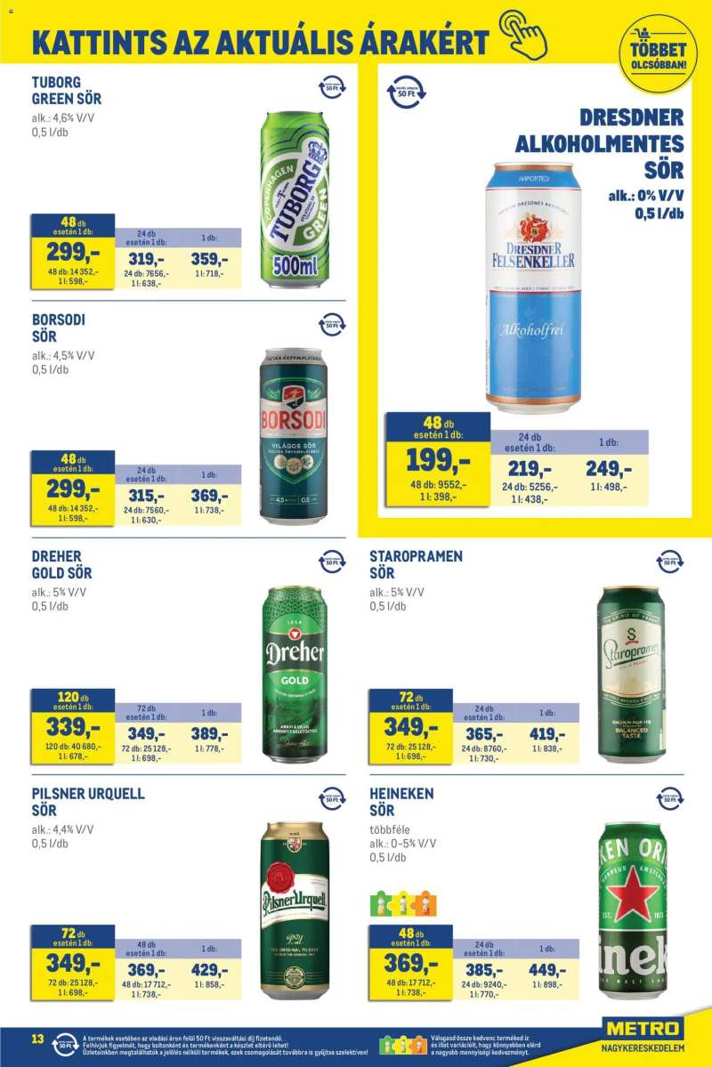 Metro Metro Élelmiszer és Szezonális katalógus 2026/05 13 oldal