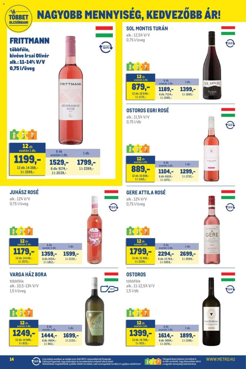 Metro Metro Élelmiszer és Szezonális katalógus 2026/05 14 oldal