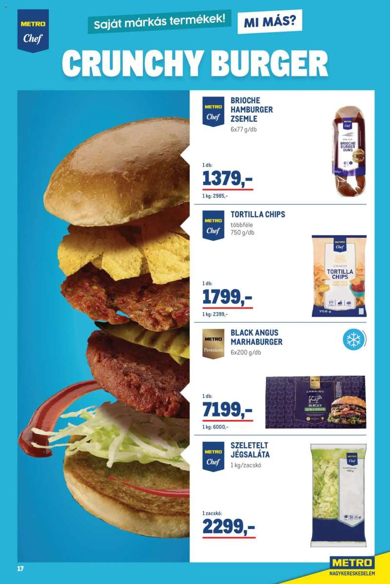 Metro Metro Élelmiszer és Szezonális katalógus 2026/05 17 oldal