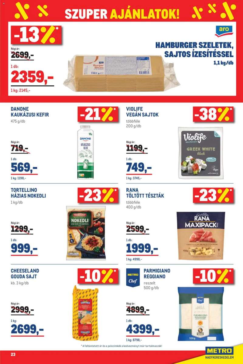 Metro Metro Élelmiszer és Szezonális katalógus 2026/05 23 oldal