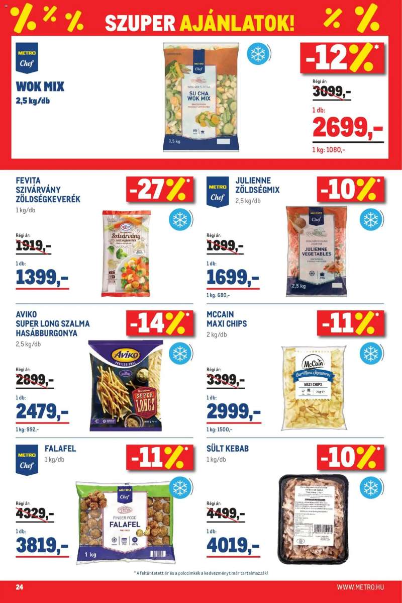 Metro Metro Élelmiszer és Szezonális katalógus 2026/05 24 oldal