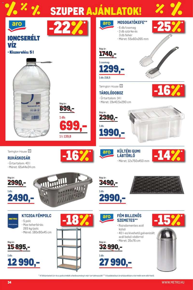 Metro Metro Élelmiszer és Szezonális katalógus 2026/05 34 oldal