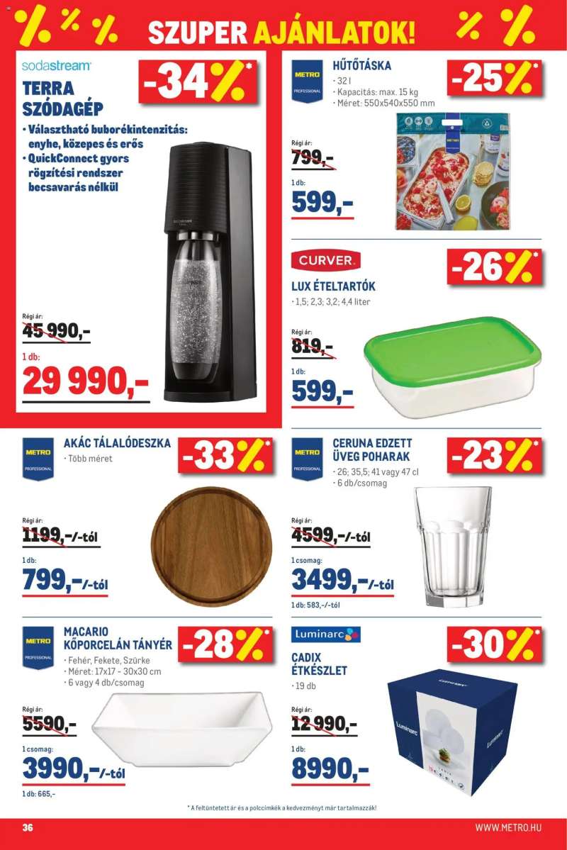 Metro Metro Élelmiszer és Szezonális katalógus 2026/05 36 oldal