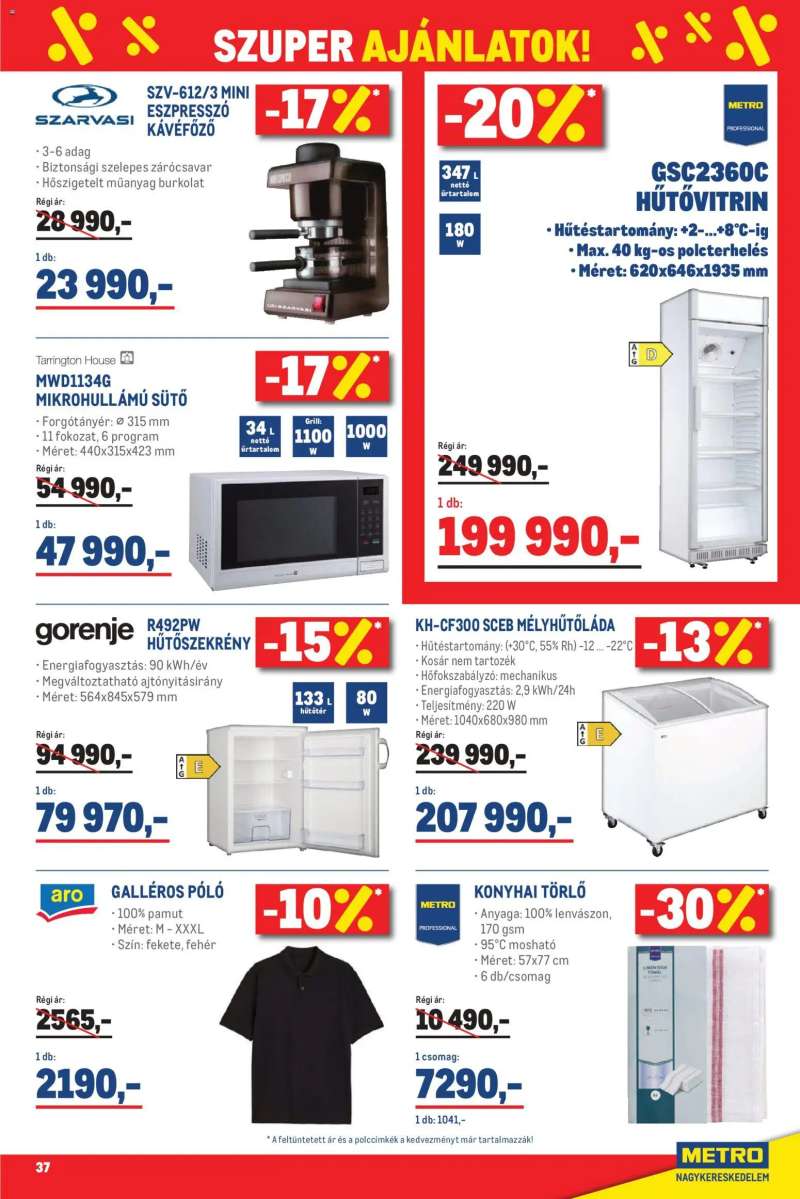 Metro Metro Élelmiszer és Szezonális katalógus 2026/05 37 oldal