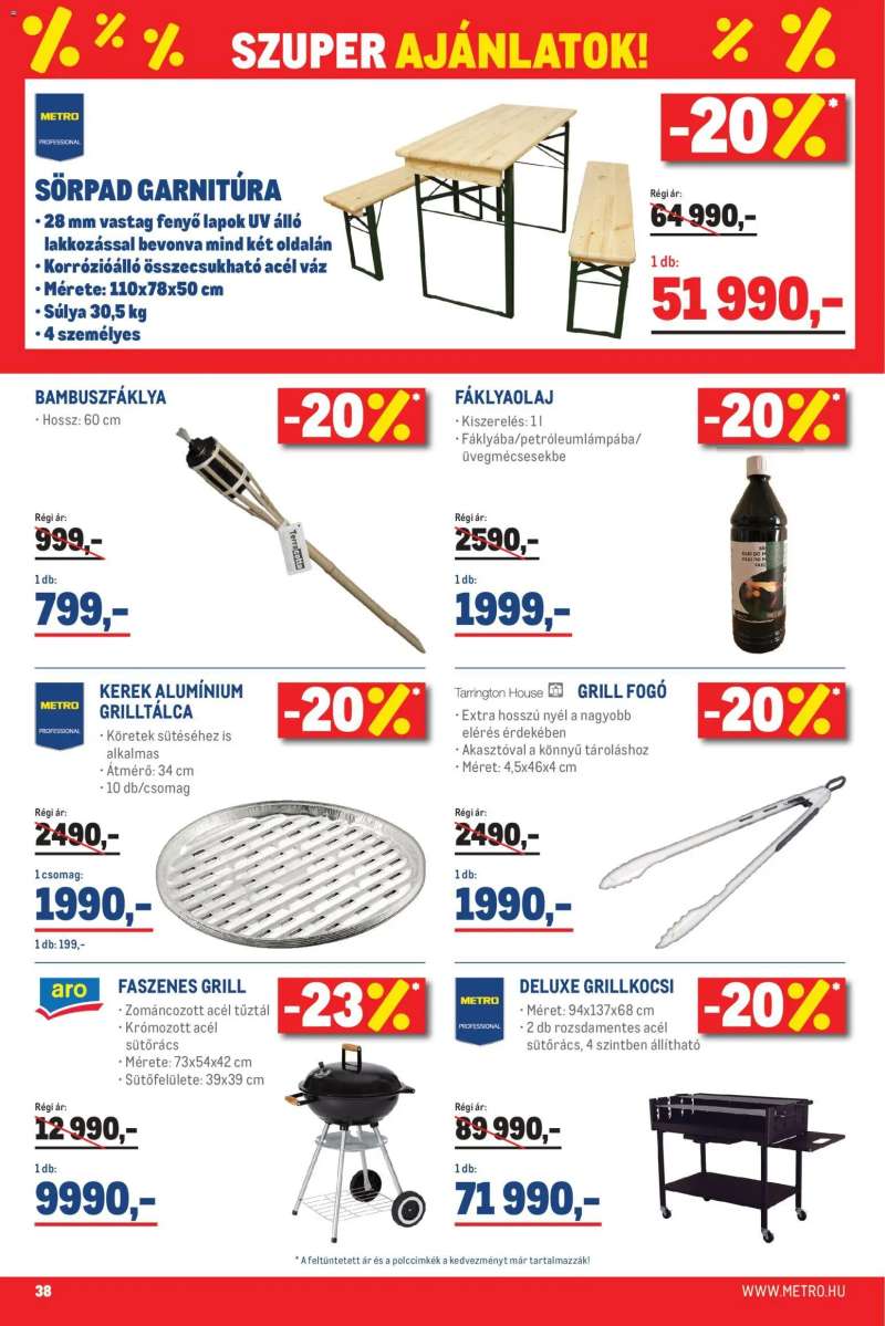 Metro Metro Élelmiszer és Szezonális katalógus 2026/05 38 oldal