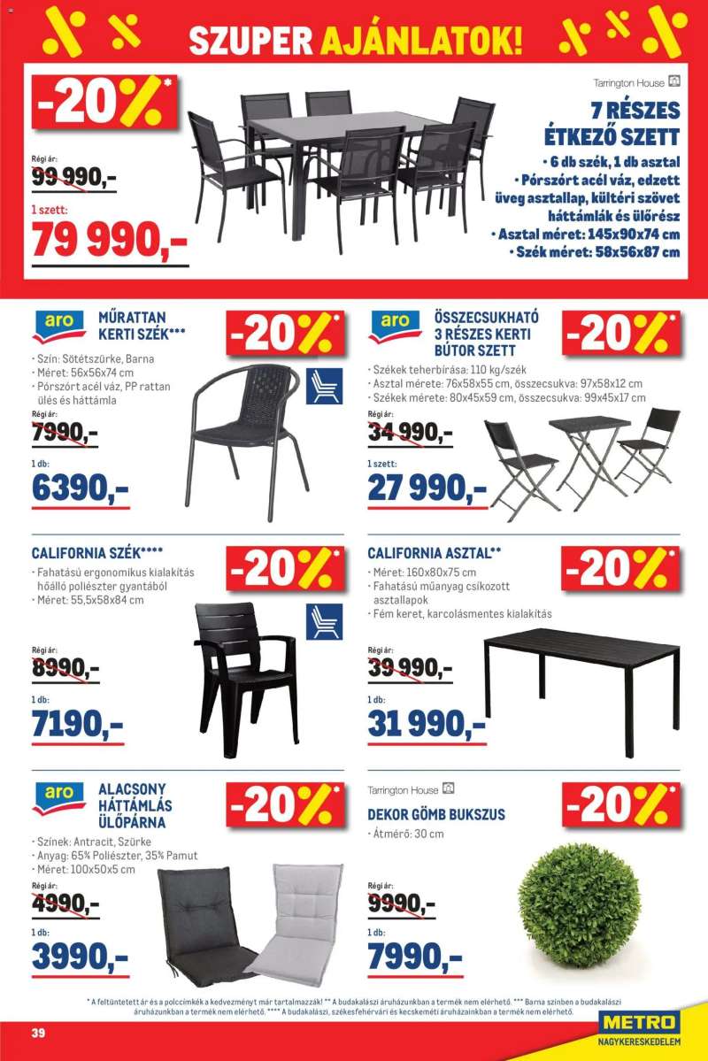 Metro Metro Élelmiszer és Szezonális katalógus 2026/05 39 oldal