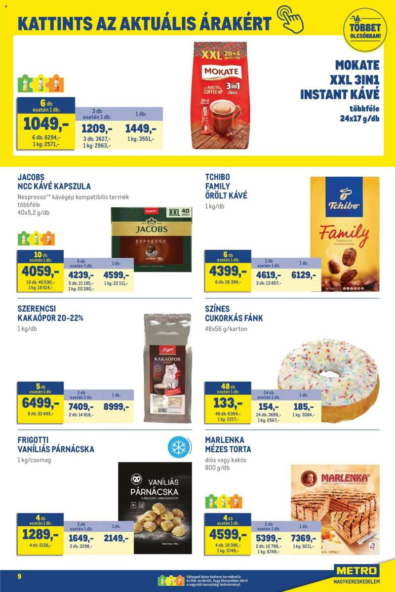 Metro Metro Élelmiszer és Szezonális katalógus 2026/05 9 oldal