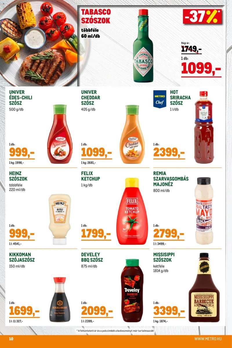 Metro Metro Grill katalógus 2026/05 10 oldal