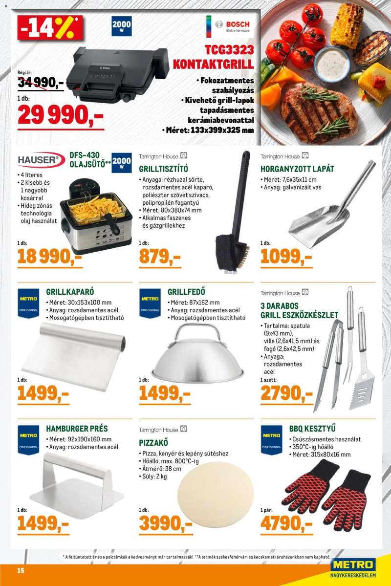 Metro Metro Grill katalógus 2026/05 15 oldal