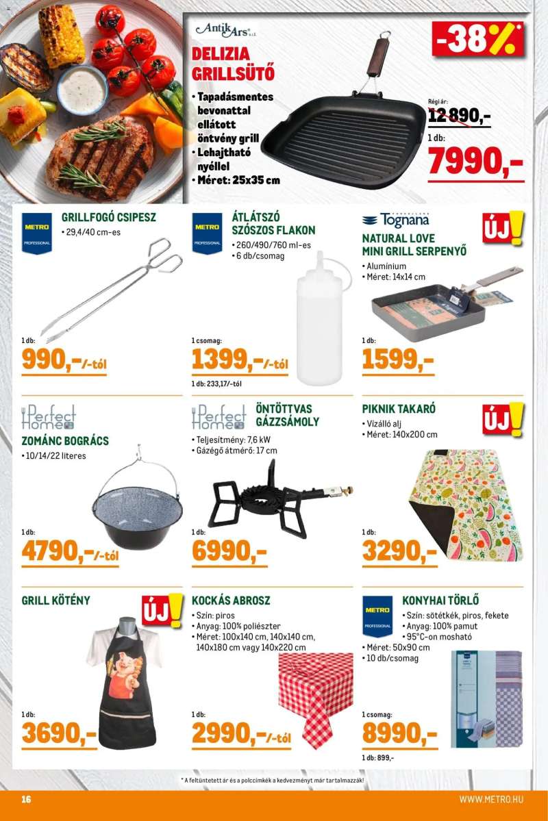 Metro Metro Grill katalógus 2026/05 16 oldal