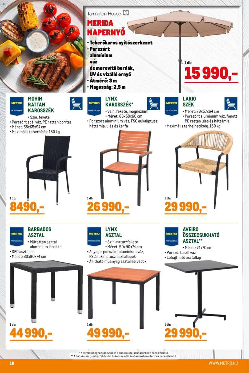 Metro Metro Grill katalógus 2026/05 18 oldal