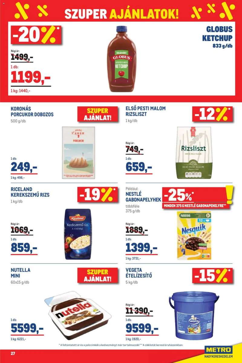 Metro Metro akciós újság 27 oldal