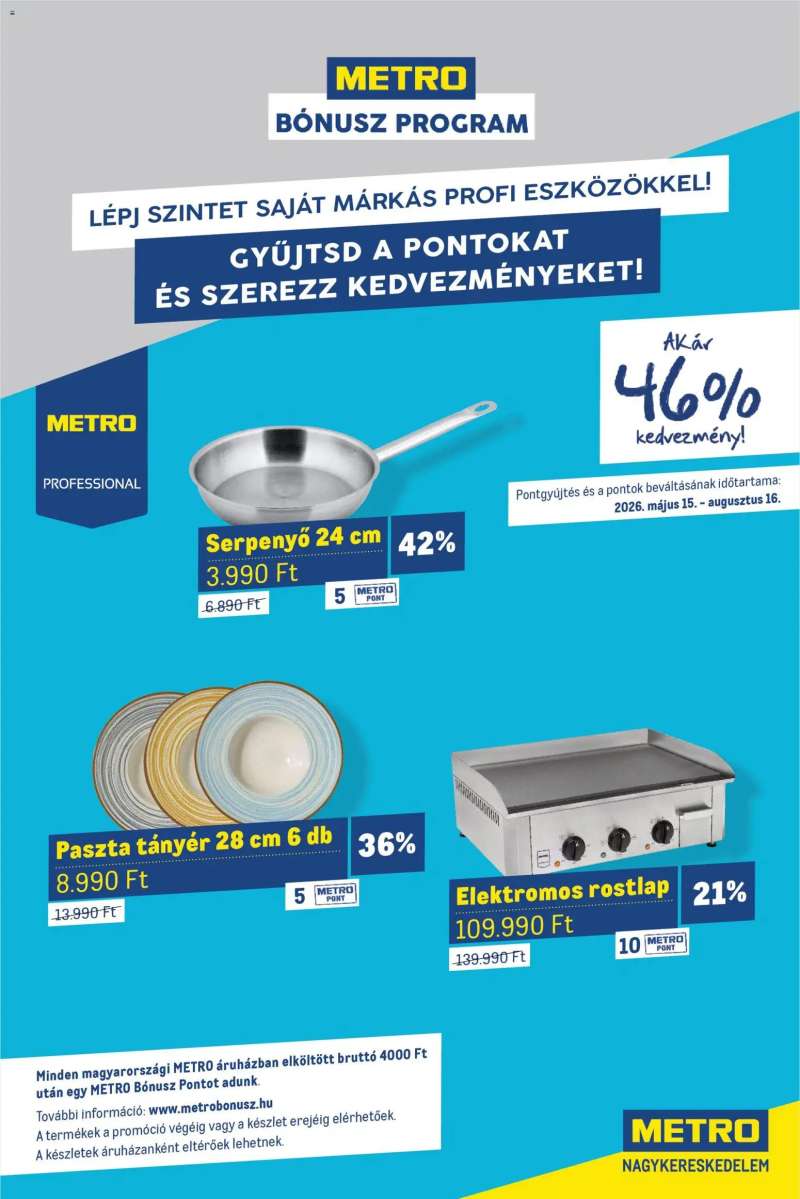Metro Metro akciós újság 42 oldal