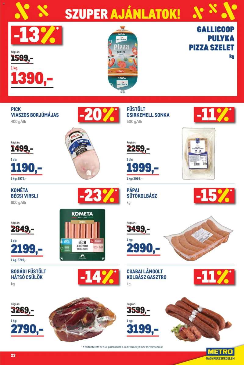 Metro Metro akciós újság 23 oldal