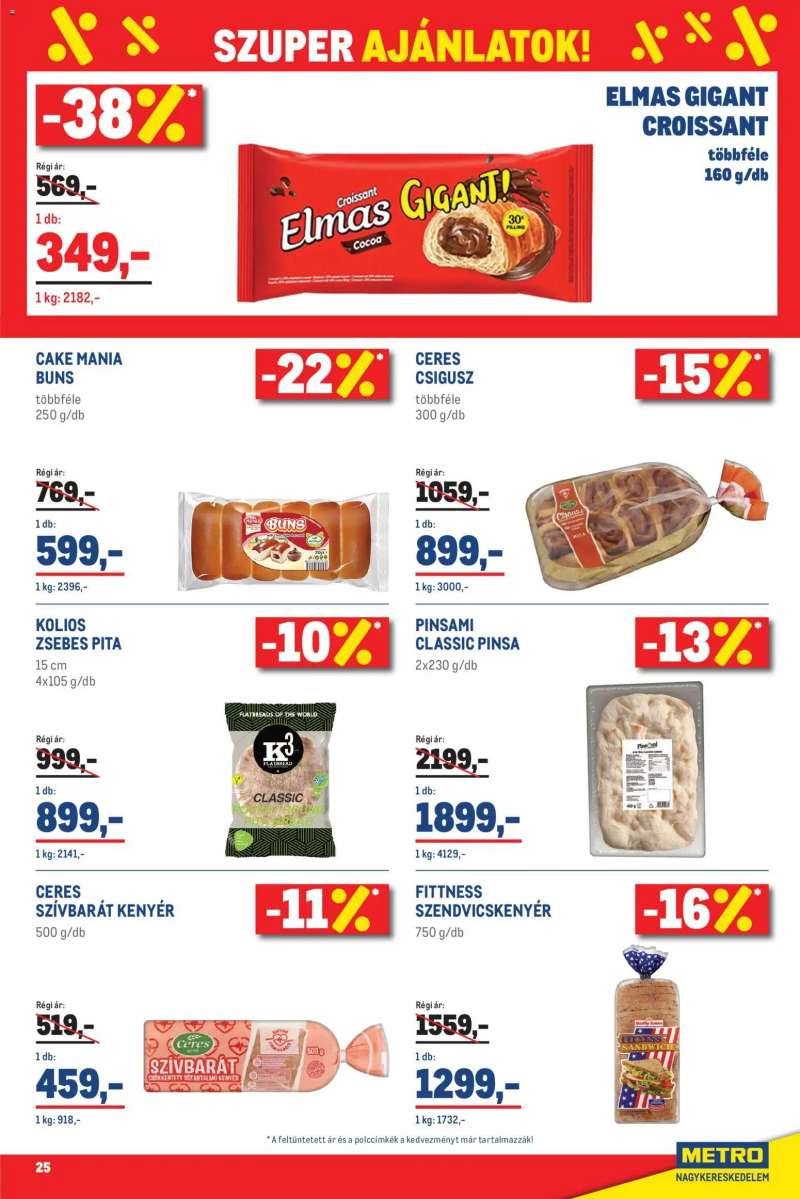Metro Metro akciós újság 25 oldal