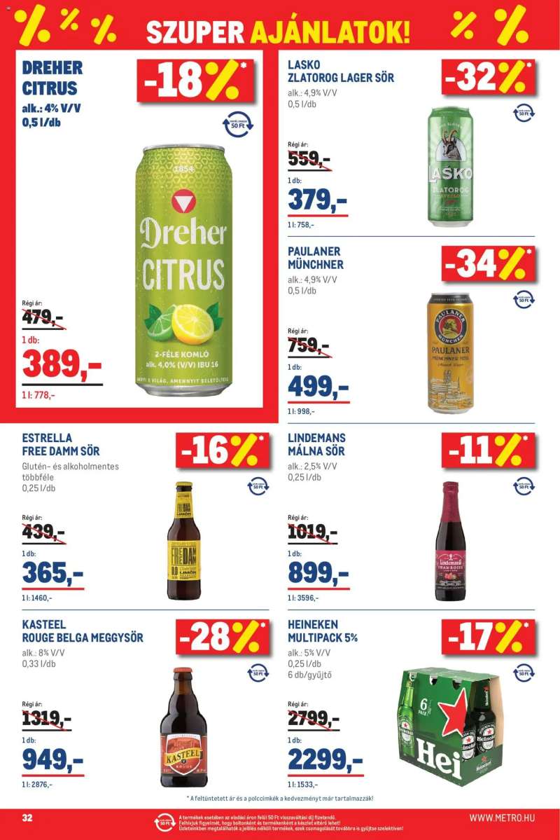 Metro Metro akciós újság 32 oldal