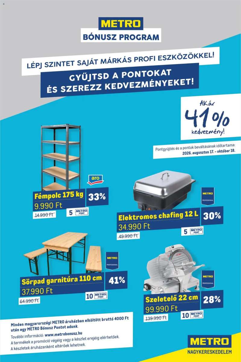 Metro Metro akciós újság 44 oldal
