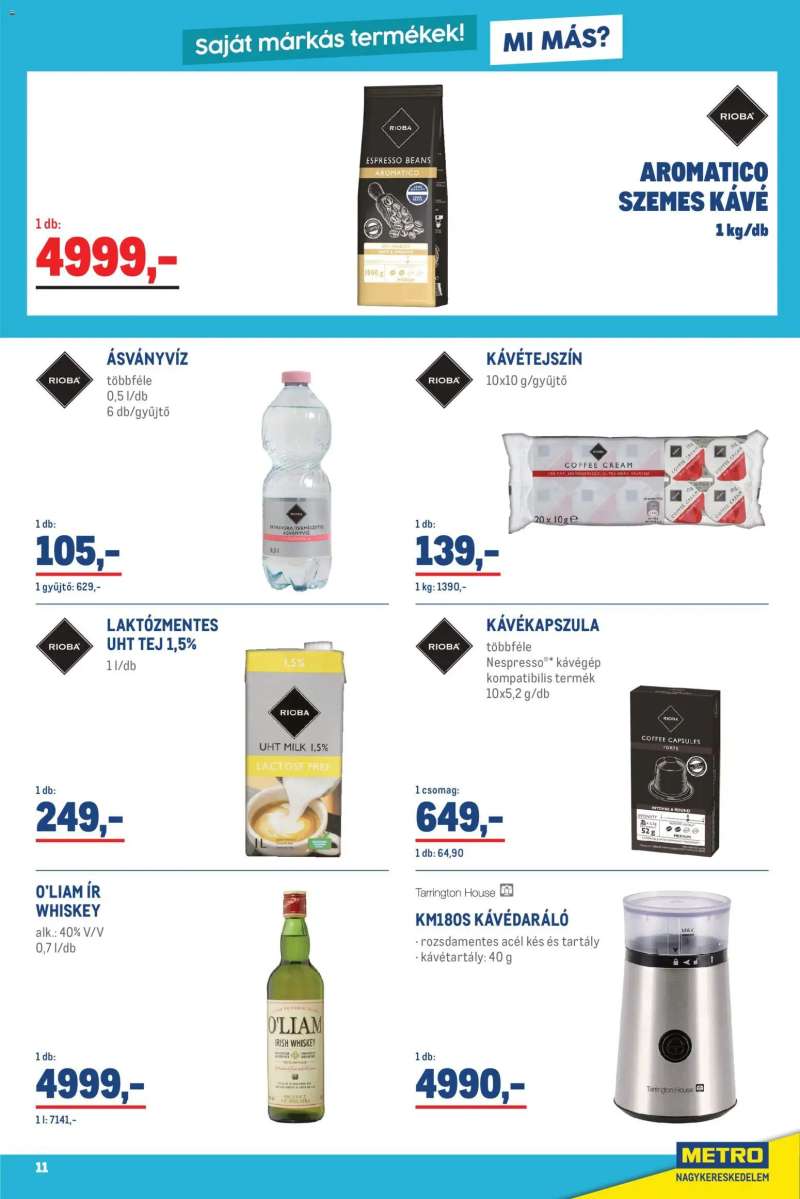 Metro Metro akciós újság 11 oldal