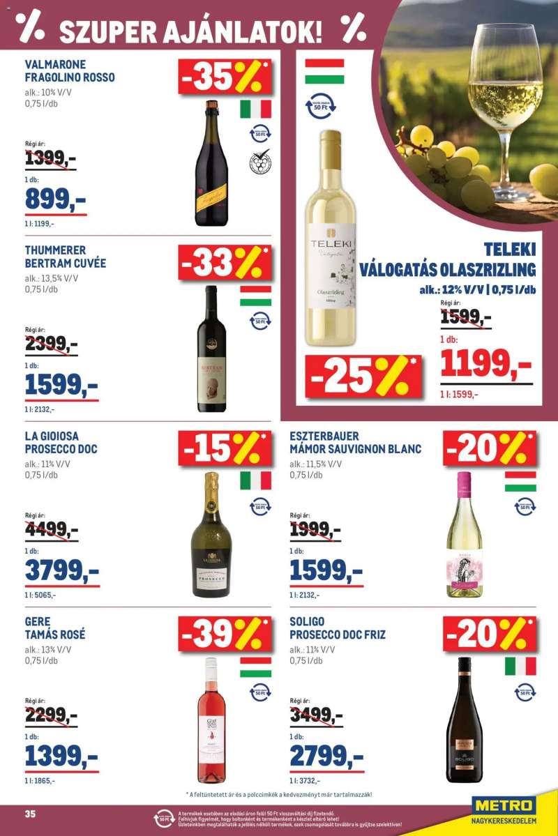 Metro Metro akciós újság 35 oldal
