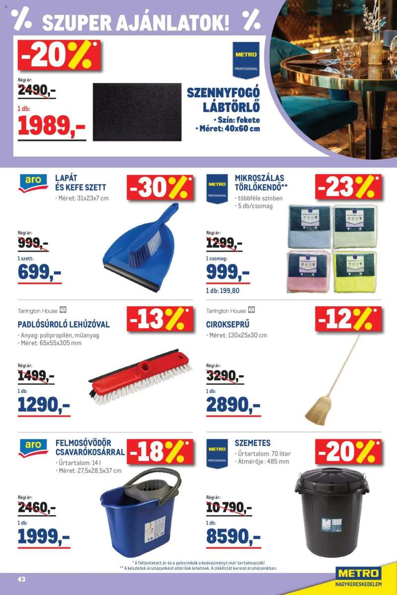Metro Metro akciós újság 43 oldal