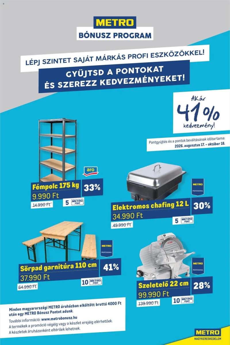 Metro Metro akciós újság 47 oldal