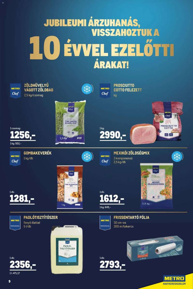 Metro Metro akciós újság 9 oldal