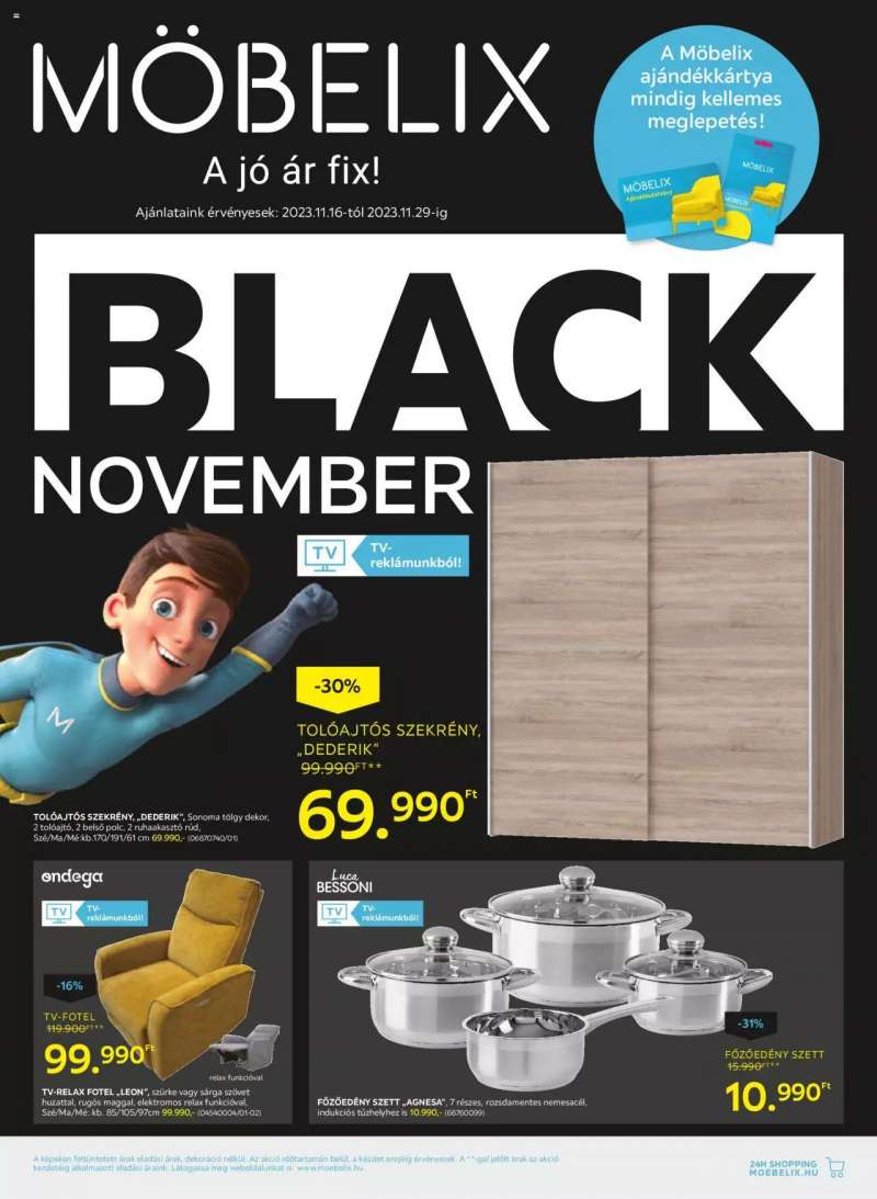 Möbelix Black November 1 oldal