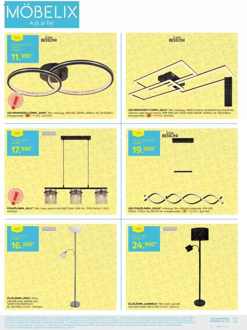 Möbelix Akciós újság Möbelix 21 oldal