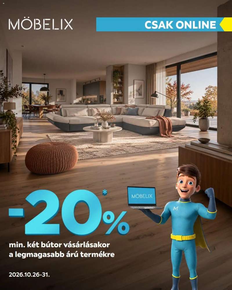 Möbelix Möbelix akciós újság 1 oldal