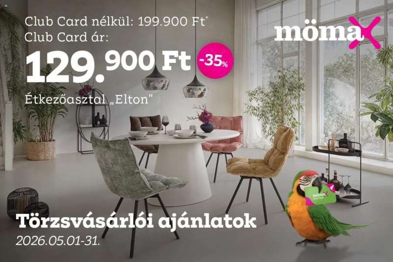 Mömax Mömax akciós újság 1 oldal