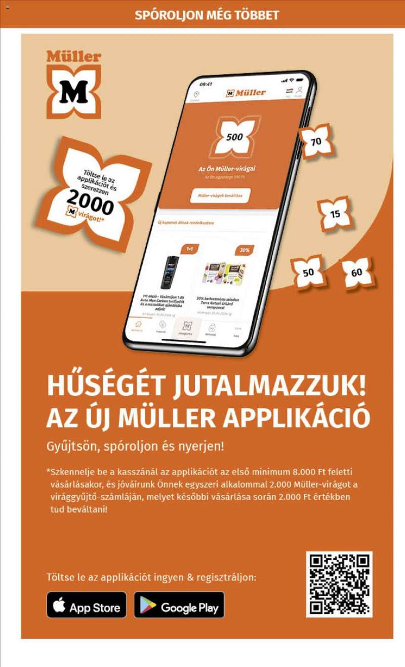 Müller Akciós Újság Müller 4 oldal