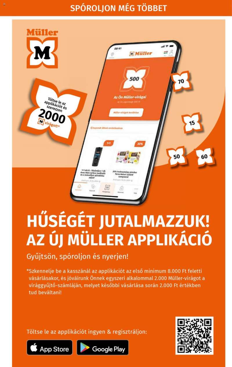 Müller Akciós újság Müller 21 oldal