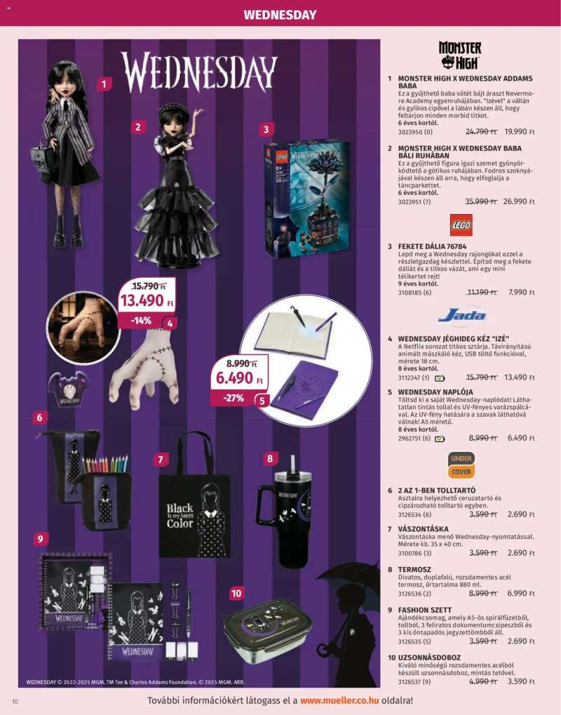 Müller Játékkatalógus 2025 10 oldal