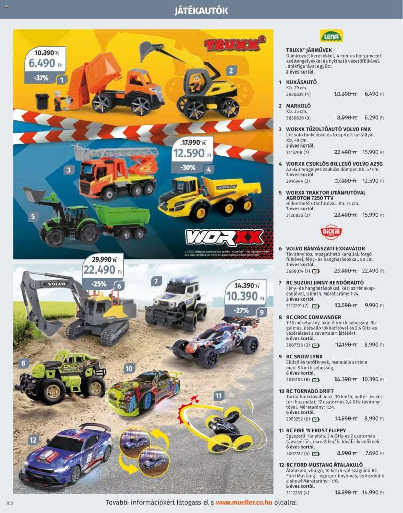 Müller Játékkatalógus 2025 100 oldal