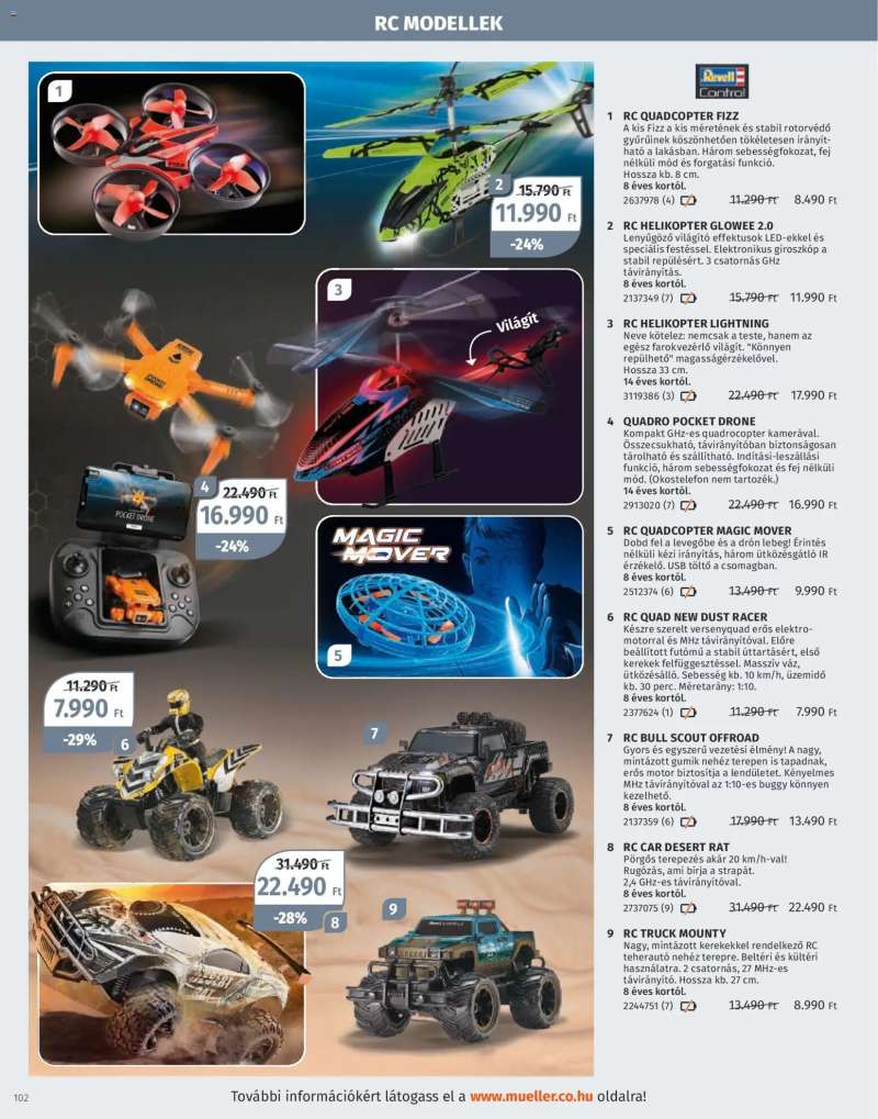 Müller Játékkatalógus 2025 102 oldal