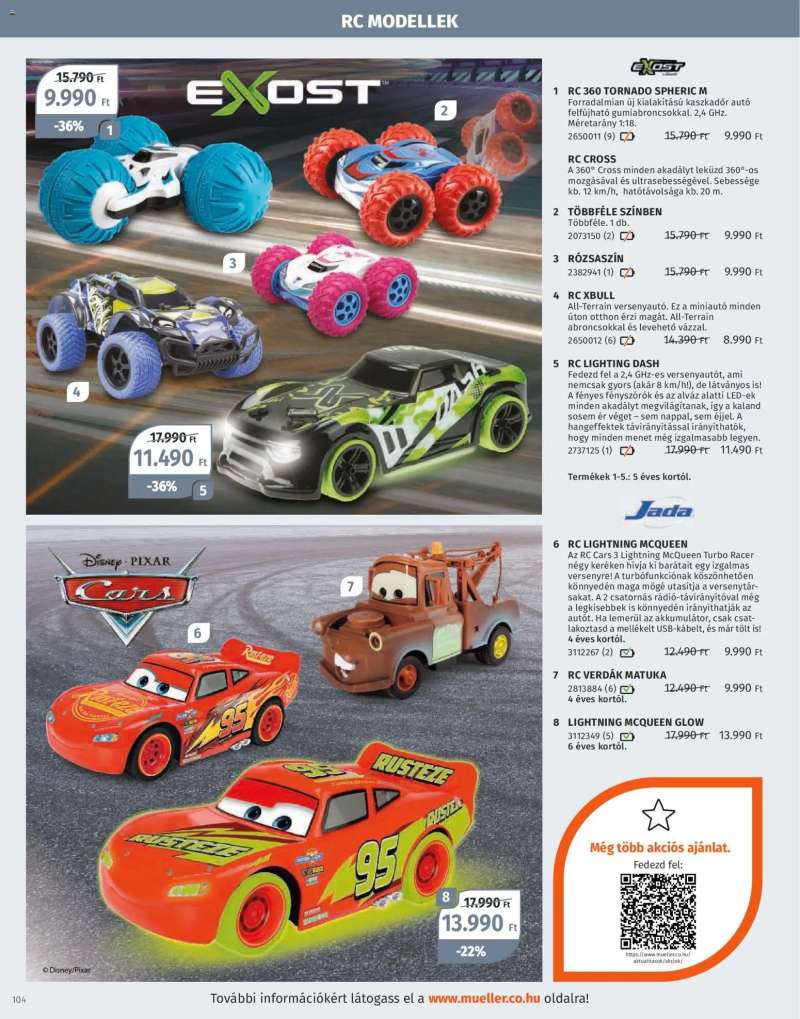 Müller Játékkatalógus 2025 104 oldal