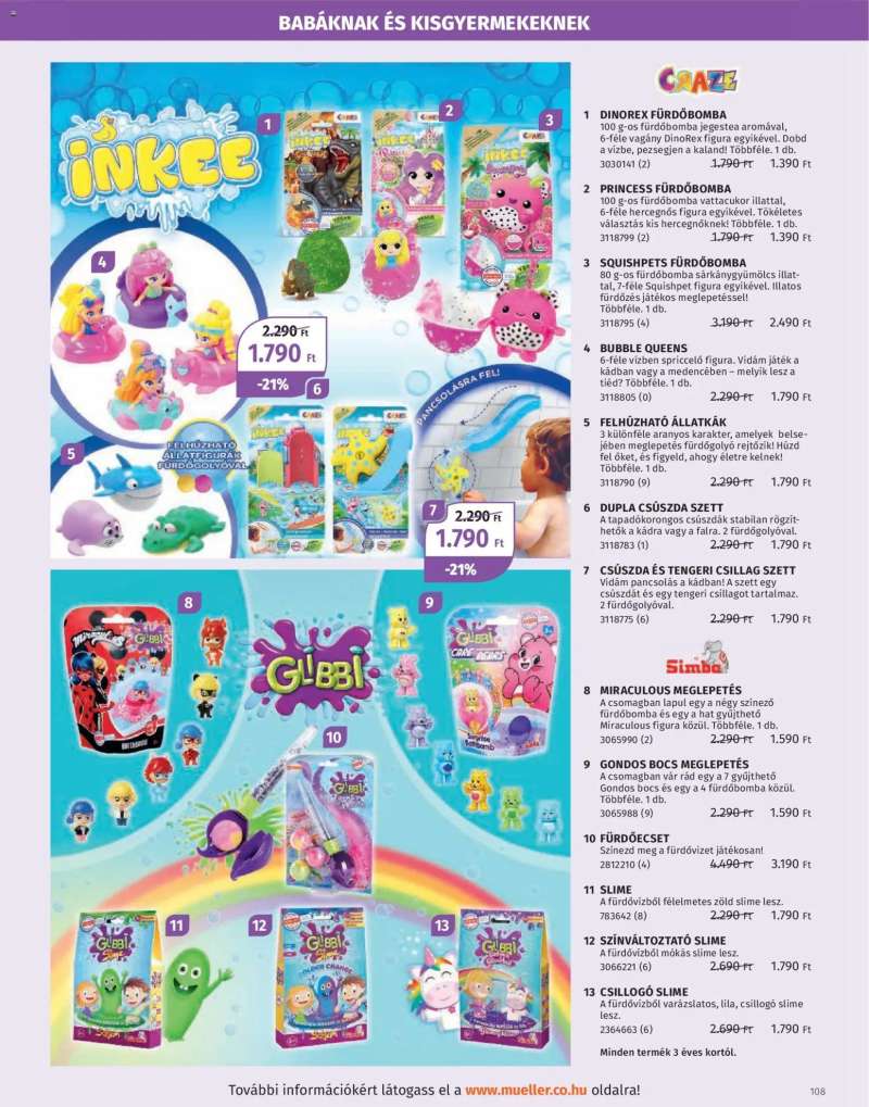 Müller Játékkatalógus 2025 108 oldal