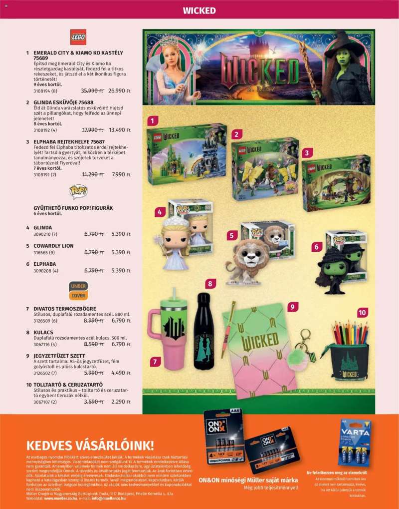 Müller Játékkatalógus 2025 109 oldal