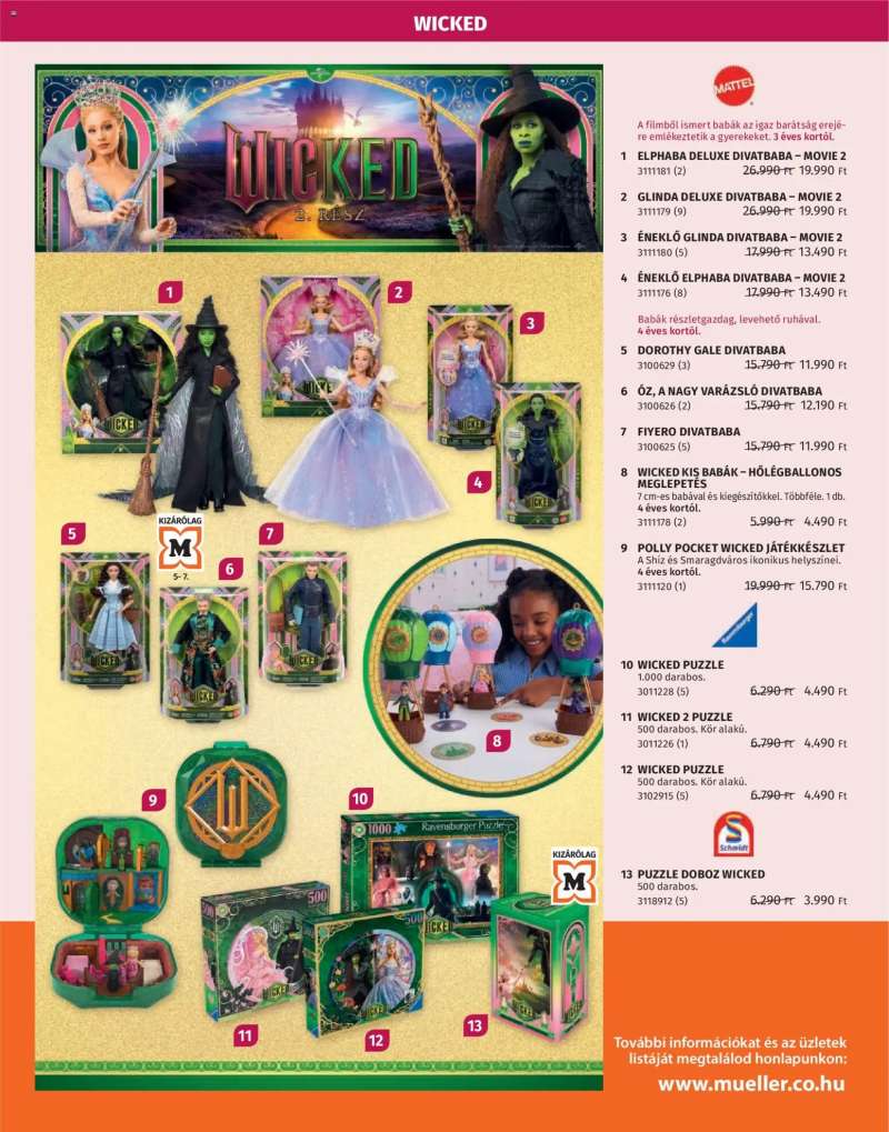 Müller Játékkatalógus 2025 110 oldal