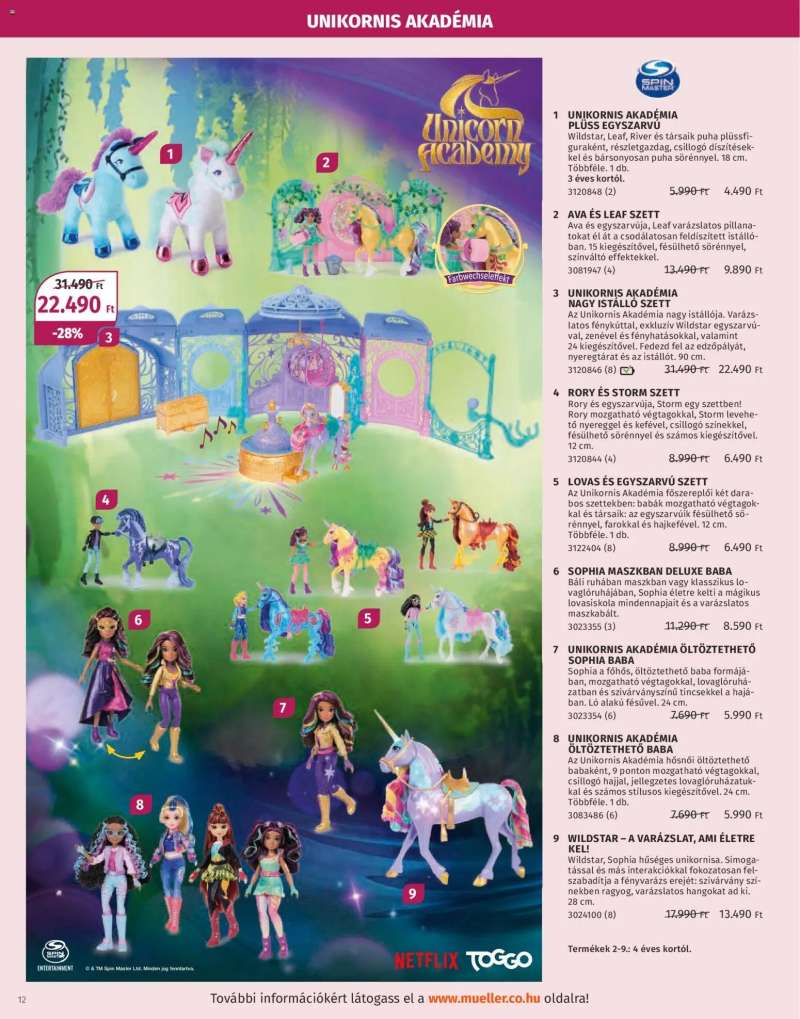 Müller Játékkatalógus 2025 12 oldal