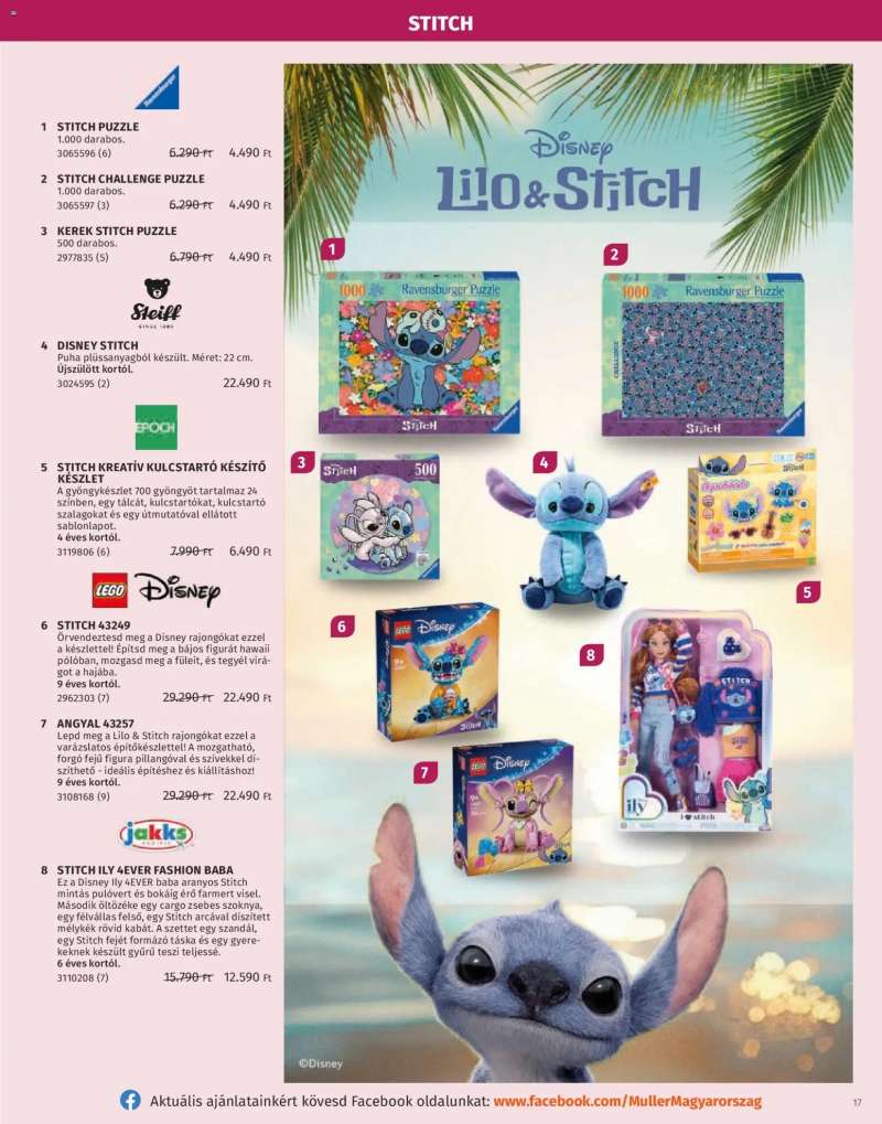 Müller Játékkatalógus 2025 17 oldal