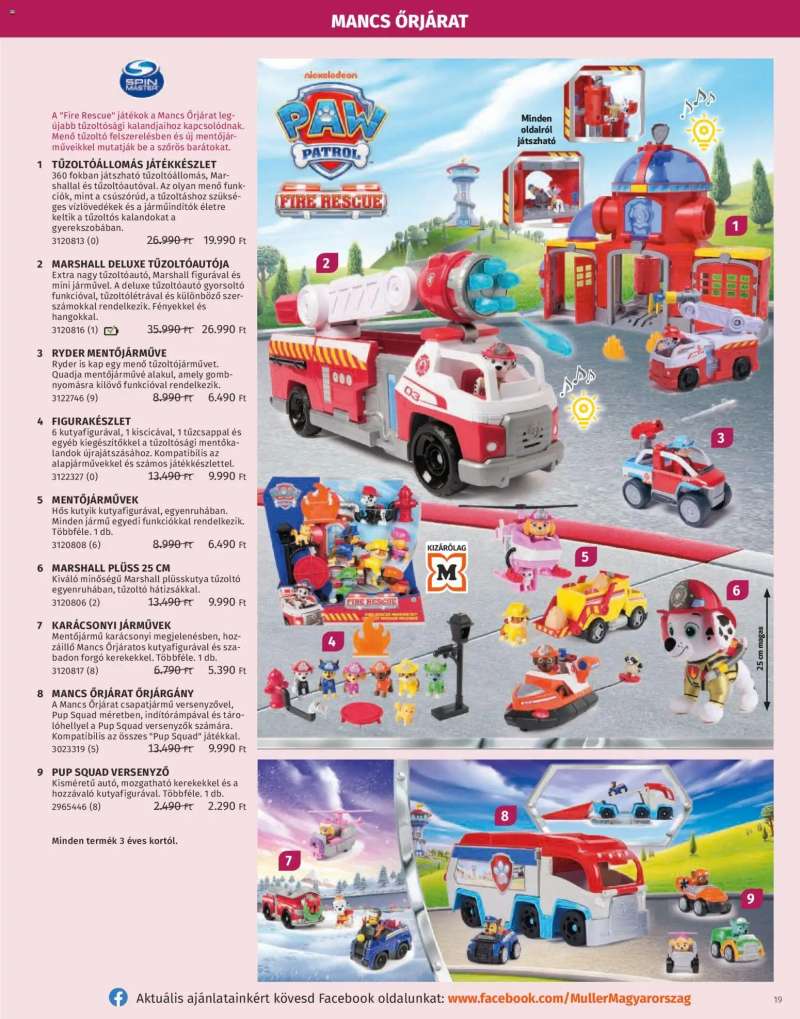 Müller Játékkatalógus 2025 19 oldal