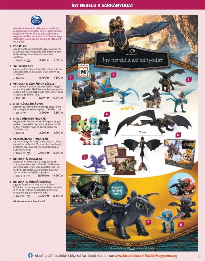 Müller Játékkatalógus 2025 23 oldal