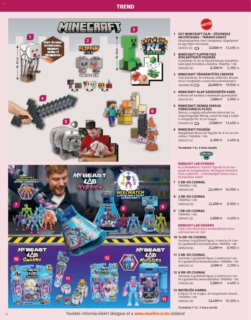 Müller Játékkatalógus 2025 26 oldal