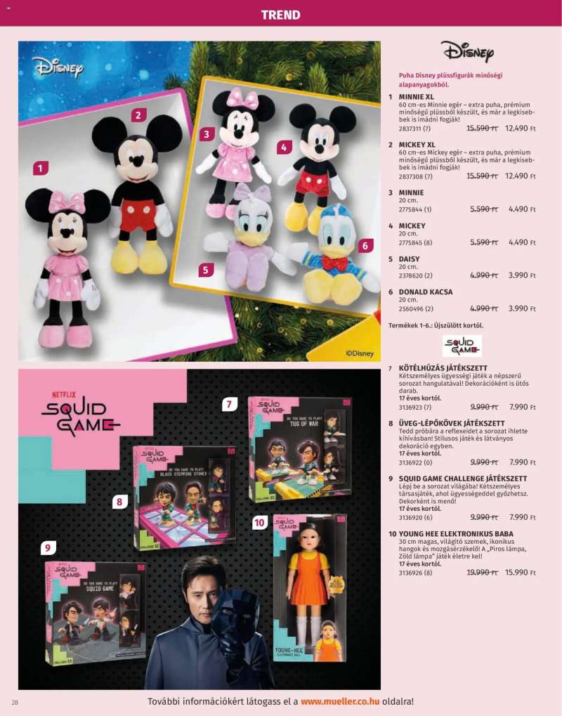 Müller Játékkatalógus 2025 28 oldal