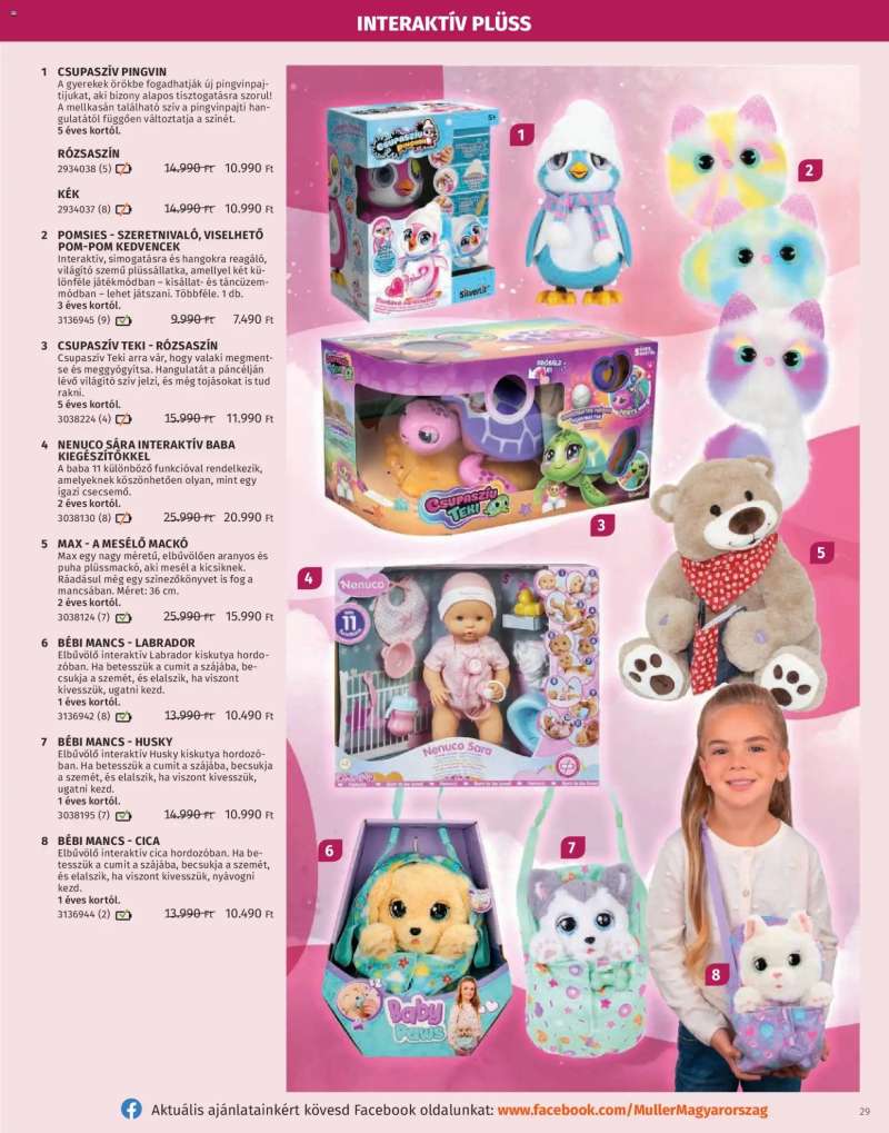 Müller Játékkatalógus 2025 29 oldal